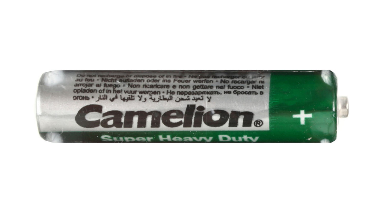 Батарейка солевая Camelion Green AAA, R03P, 1.5V - фото 1 - id-p133126351