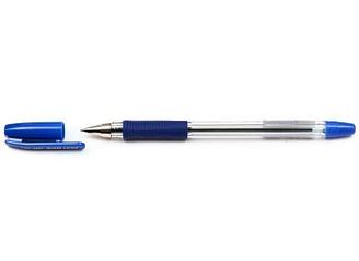 Ручка шариковая Pilot корпус прозрачный, стержень синий