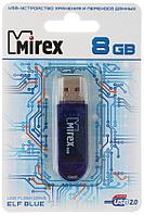 Флэш-накопитель Mirex Elf 8Gb, USB 2.0, корпус прозрачно-синий