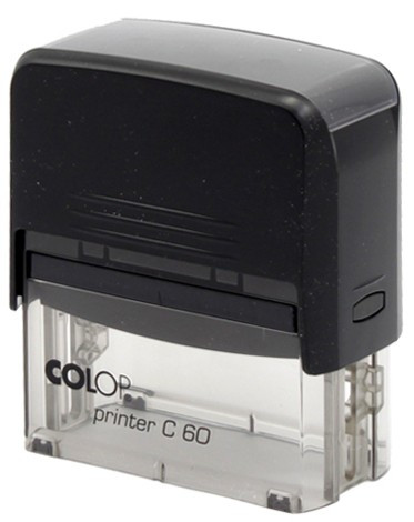 Автоматическая оснастка Colop C60 для клише штампа 76*37 мм, корпус черный - фото 1 - id-p133127031