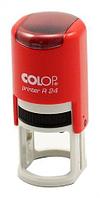 Автоматическая оснастка Colop R24 для клише печати &#248;24 мм, корпус красный