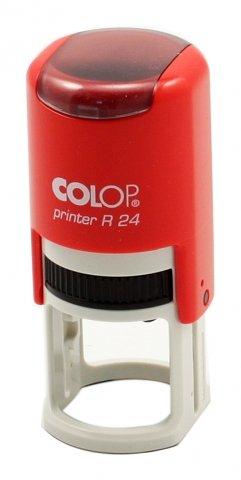Автоматическая оснастка Colop R24 для клише печати &#248;24 мм, корпус красный - фото 1 - id-p133126726