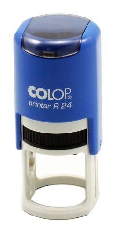 Автоматическая оснастка Colop R24 для клише печати &#248;24 мм, корпус синий - фото 1 - id-p133126727