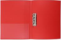 Папка пластиковая с боковым зажимом и карманом Berlingo Standart толщина пластика 0,7 мм, красная