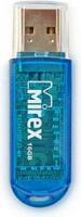 Флэш-накопитель Mirex Elf 16Gb, USB 2.0, корпус прозрачно-синий