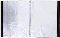 Папка пластиковая на 40 файлов Berlingo Standart толщина пластика 0,6 мм, черная