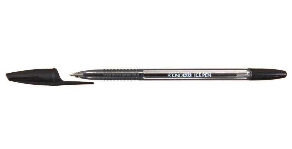 Ручка шариковая Ice Pen корпус прозрачный, стержень черный - фото 1 - id-p133126895