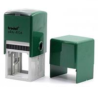Автоматическая оснастка Trodat 4924 в боксе для клише печати/штампа 40*40 мм, корпус зеленый