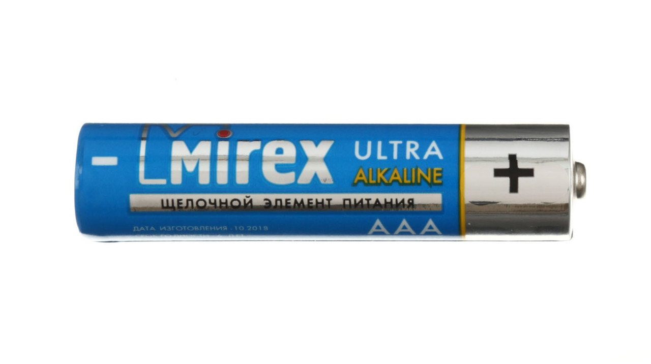 Батарейка щелочная Mirex Ultra Alkaline AAA, LR03, 1.5V - фото 2 - id-p133127621