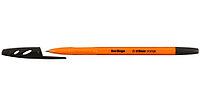 Ручка шариковая Berlingo Tribase Orange корпус оранжевый, стержень черный
