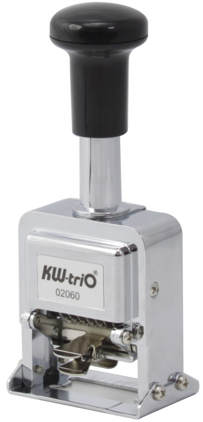 Нумератор автоматический Kw-Trio 02060 (20600) металлический 6 разрядов, высота шрифта 4,8 мм - фото 5 - id-p133128252
