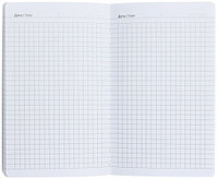 Книжка записная Lorex в ПВХ обложке 110*180 мм, 80 л., клетка, Sparkle, голубой