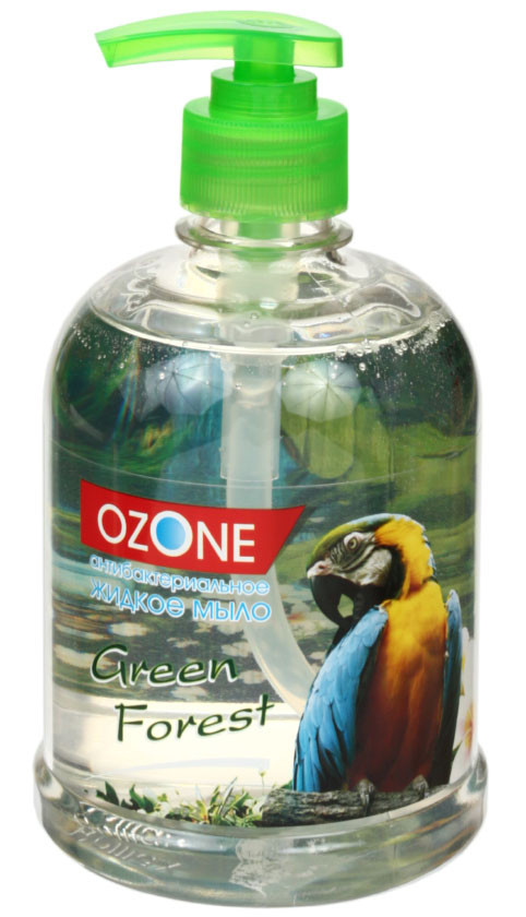 Мыло жидкое Ozone «Антибактериальное» 500 мл, Green Forest - фото 3 - id-p133128302