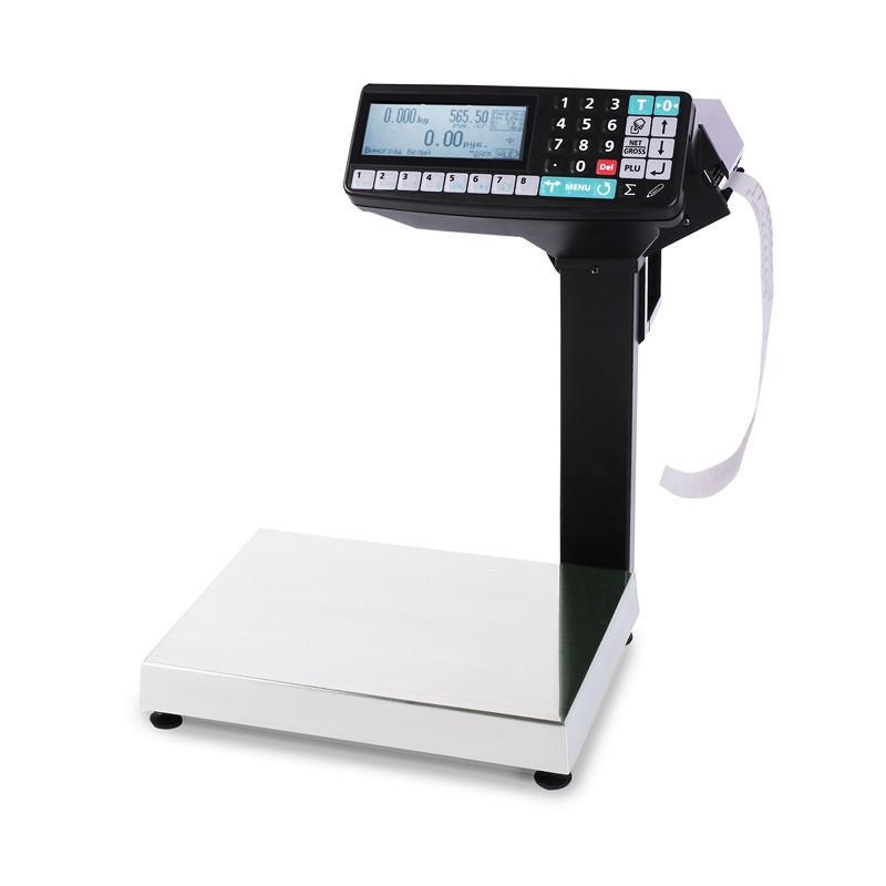 Торговые весы с печатью этикеток MK-15.2-R2P10 с устройством подмотки ленты - фото 1 - id-p133132360
