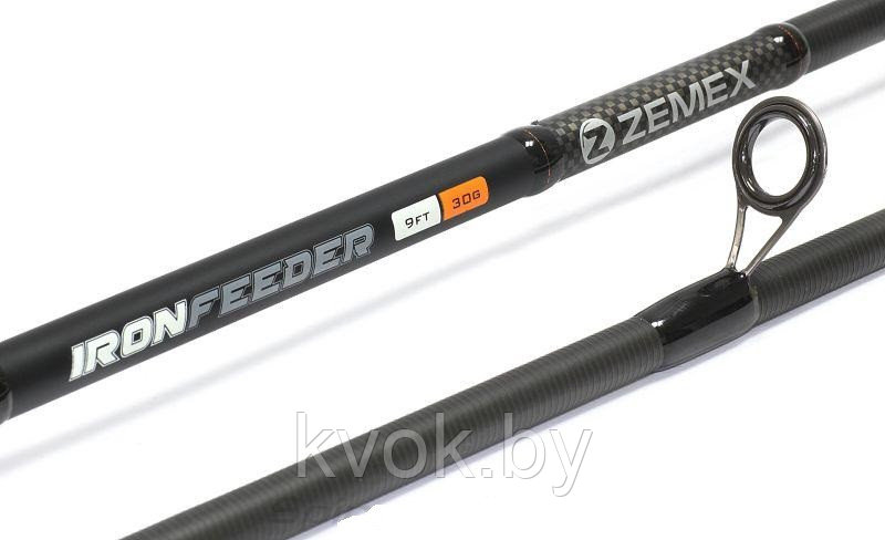 Удилище фидерное ZEMEX IRON Heavy Feeder 13 ft - 100 g. 3.9м - фото 3 - id-p133132467
