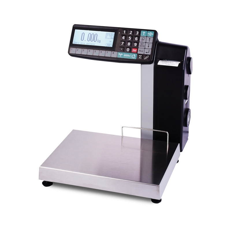 Торговые весы с печатью этикеток MK-15.2-R2L-10-1 с устройством подмотки ленты - фото 1 - id-p133132493