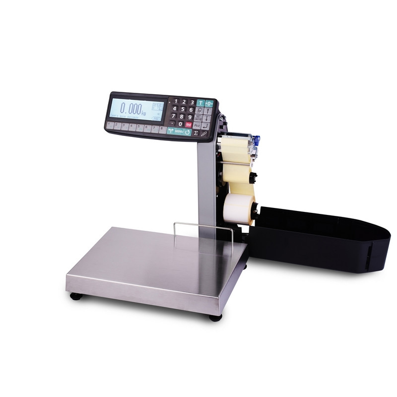 Торговые весы с печатью этикеток MK-15.2-R2L-10-1 с устройством подмотки ленты - фото 2 - id-p133132493