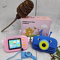 Оригинальный детский цифровой фотоаппарат "Пчелка" Children's Fun Camera (2 камеры и встр. память)