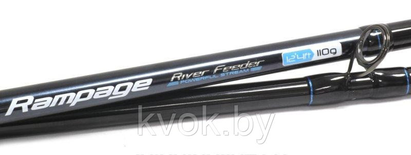 Удилище фидерное ZEMEX RAMPAGE River Feeder 12.4 ft - 110 g 3,75м - фото 3 - id-p133133123