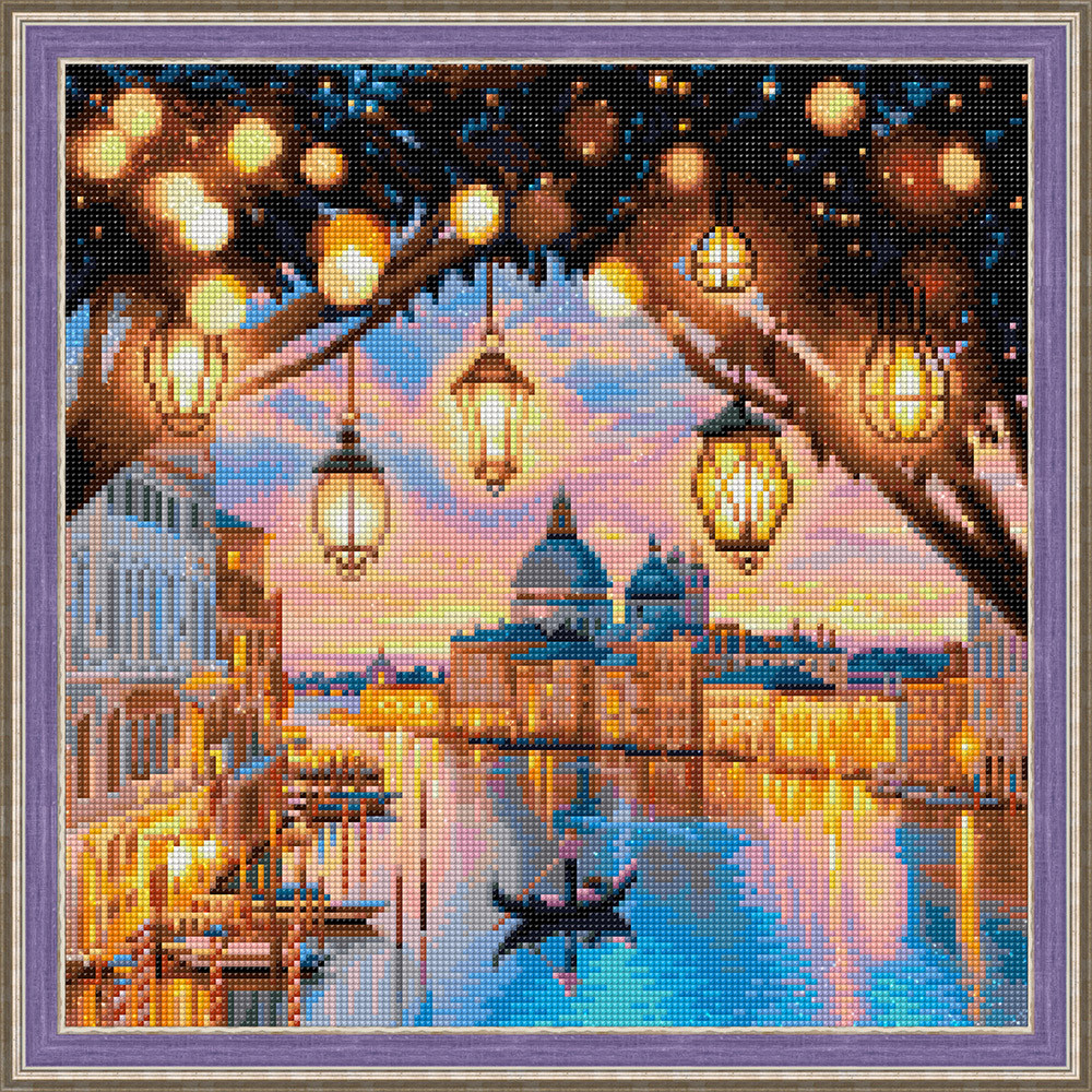 Картина стразами "Вечерняя Венеция" - фото 1 - id-p133133721
