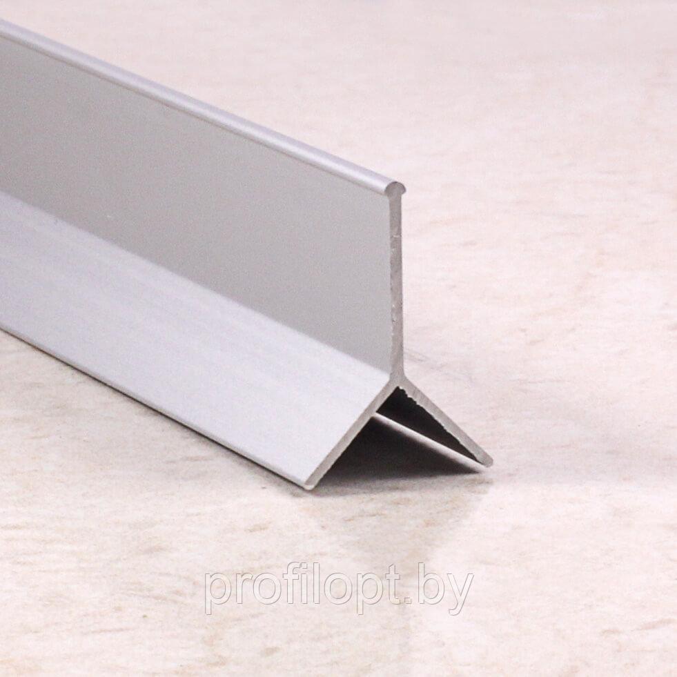 Профиль для плитки алюминиевый Мерседес, анодированное серебро матовый 270см, Италия - фото 7 - id-p133132653