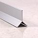 Профиль для плитки алюминиевый Мерседес, анодированное серебро матовый 270см, Италия, фото 7