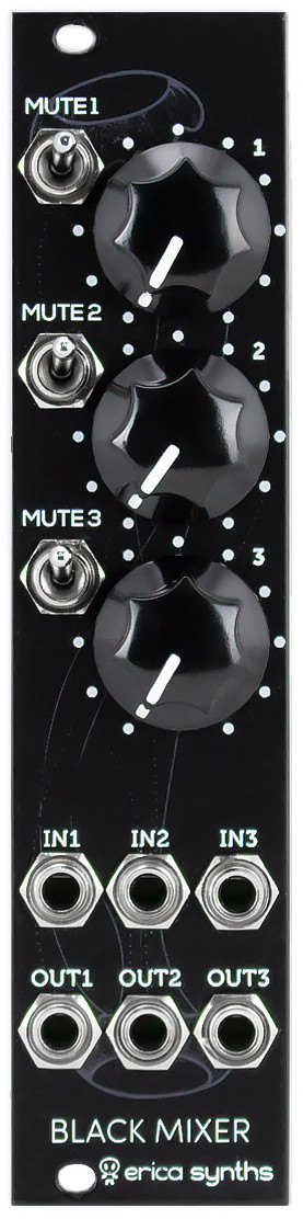 Синтезаторный модуль Erica Synths Black Mute Mixer - фото 1 - id-p133025076