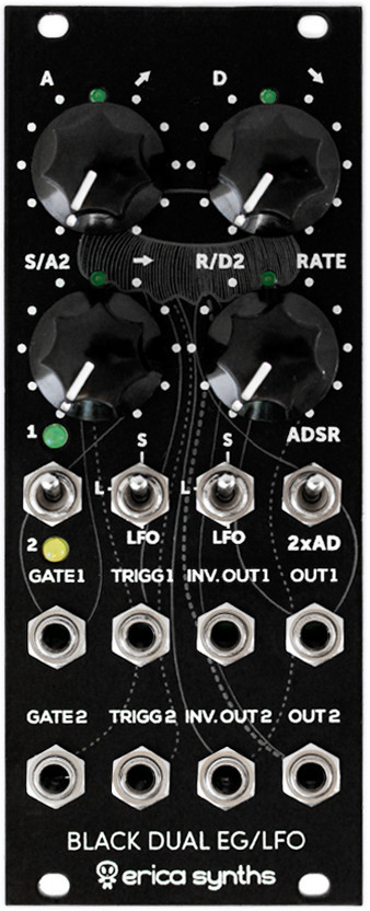 Синтезаторный модуль Erica Synths Black Dual EG/LFO - фото 1 - id-p133141739