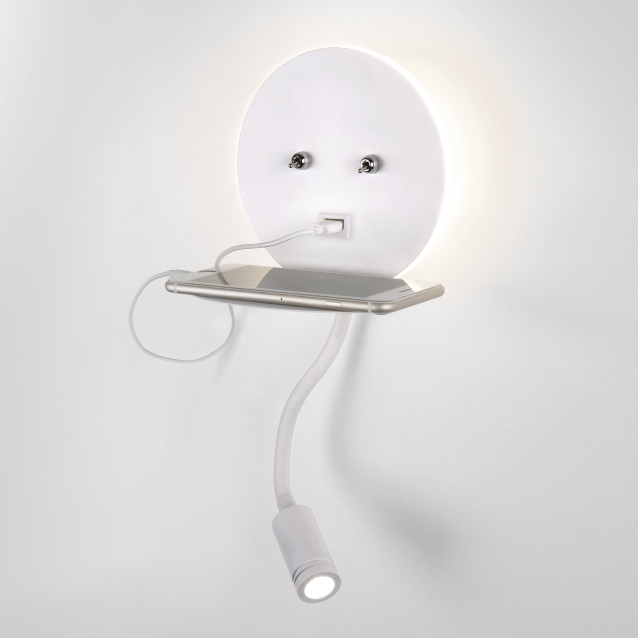 Настенный светильник Lungo LED белый MRL LED 1017 - фото 1 - id-p133145886