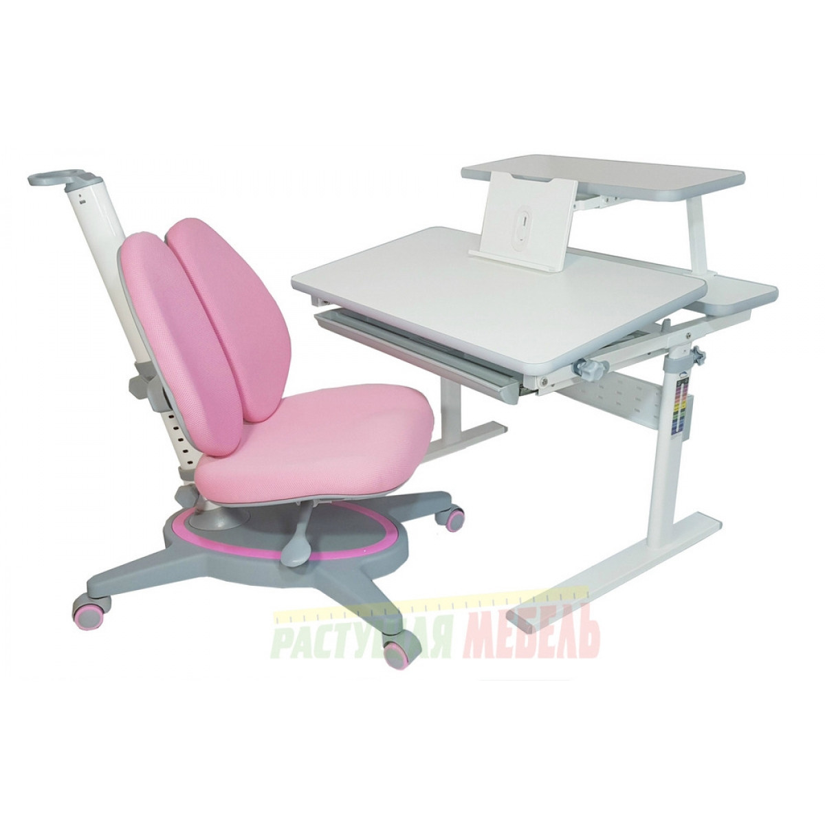 Комплект детской мебели (парта и стул) Study Desk-Smart DUO - фото 2 - id-p133148485