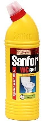 Средство для чистки сантехники Sanfor WC gel 750 г, «Лимонная свежесть» - фото 2 - id-p133148551