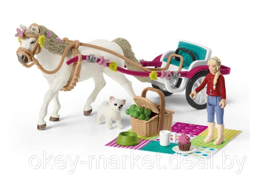 Игровой набор Schleich Корета с Лошадью Horse Club 42467 - фото 2 - id-p133160387