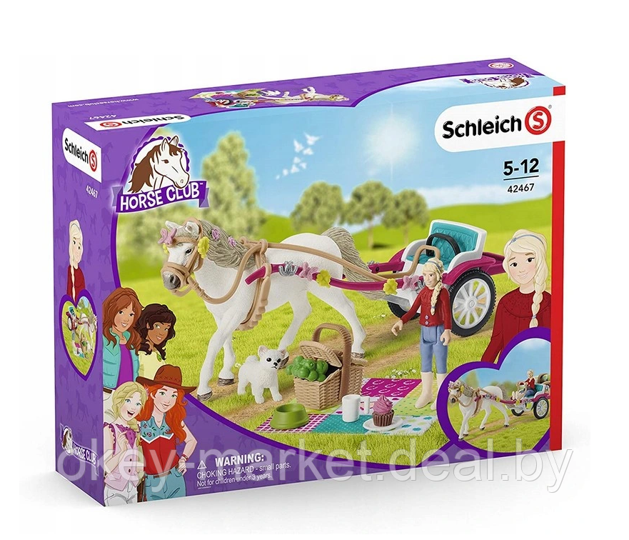 Игровой набор Schleich Корета с Лошадью Horse Club 42467 - фото 1 - id-p133160387