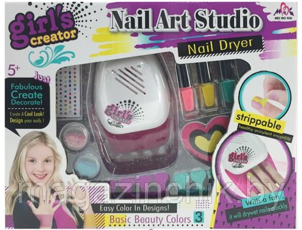 Детский маникюрный набор с сушкой "Nail Art Studio" mbk-326