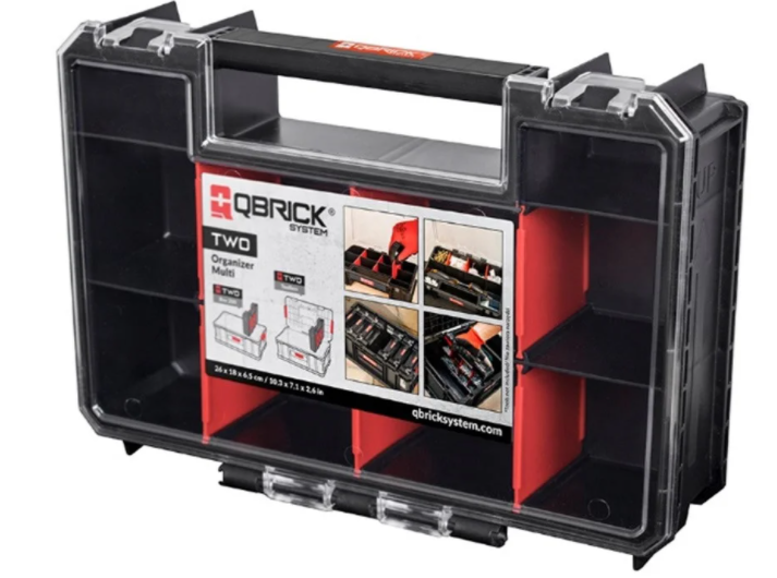Ящик для инструментов QBrick System Two Organizer Multi черный - фото 1 - id-p133175541