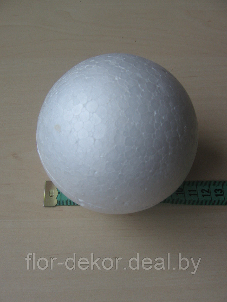 Пенопластовый шар , D 10 см.