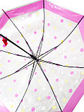 Зонт детский прозрачный силиконовый, фото 4