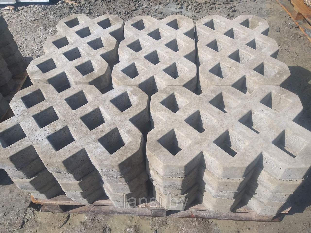 Решётка бетонная "Травница Ромб" 60х40х8см - фото 5 - id-p58231621
