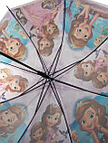Зонт детский СОФИЯ силиконовый, фото 4