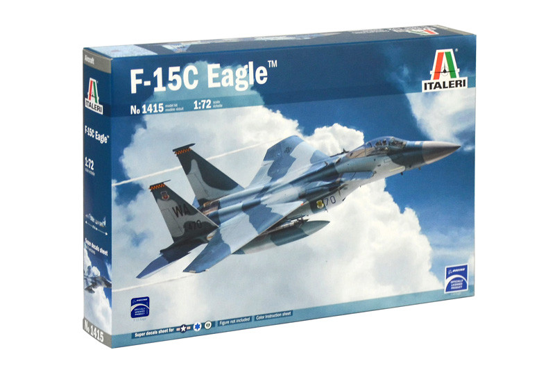 Американский истребитель F-15C Eagle 1:72 (арт. 1415) Сборная модель Italeri