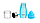 Бутылка для воды с соковыжималкой (600 мл) Голубой, фото 5