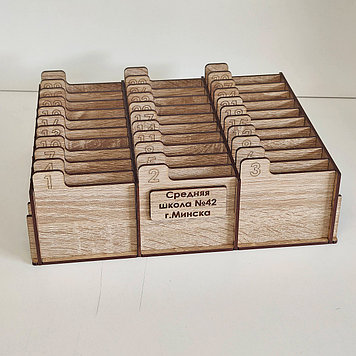 Коробка органайзер для хранения 30 телефонов с нумерацией