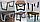 Стол из массива ДУБА  серии "П" с 2 полками в стиле Лофт. Выбор размера и цвета!, фото 8