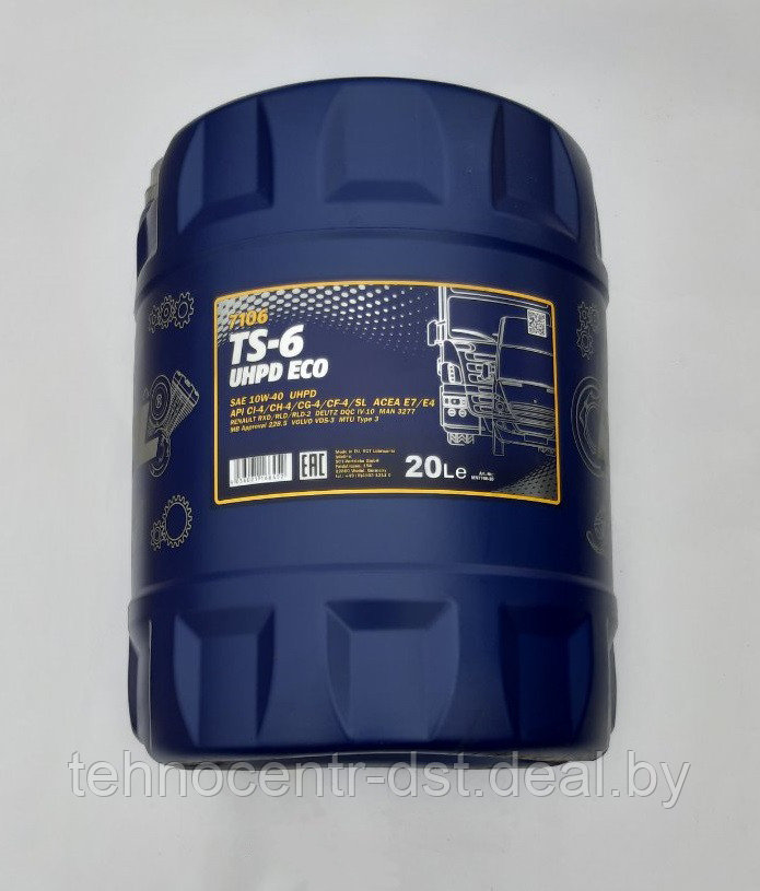 Моторное масло Mannol 7106 TS-6 UHPD ECO (20 литров) - фото 1 - id-p133266877