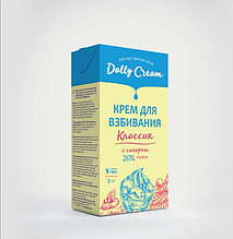 Крем на растительных маслах Dally Cream пломбир (для взбивания), сливки 26%, РФ классик