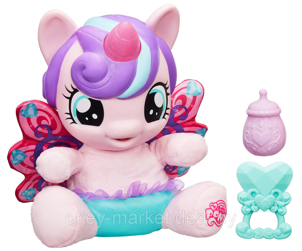 Интерактивная игрушка 'Принцесса Фларри Харт'на греческом языке My little Pony Hasbro - фото 3 - id-p133268278