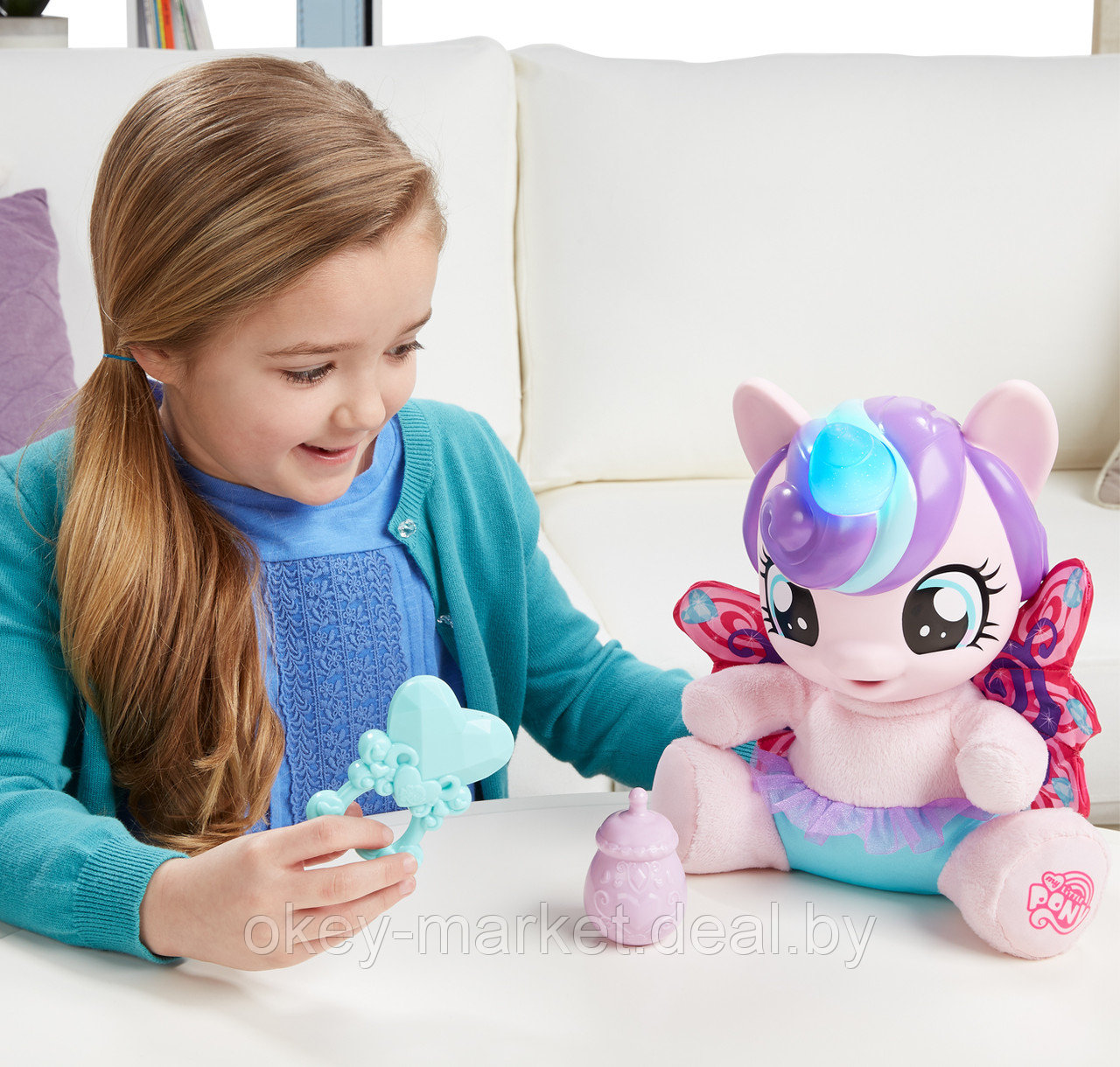 Интерактивная игрушка 'Принцесса Фларри Харт'на греческом языке My little Pony Hasbro - фото 4 - id-p133268278