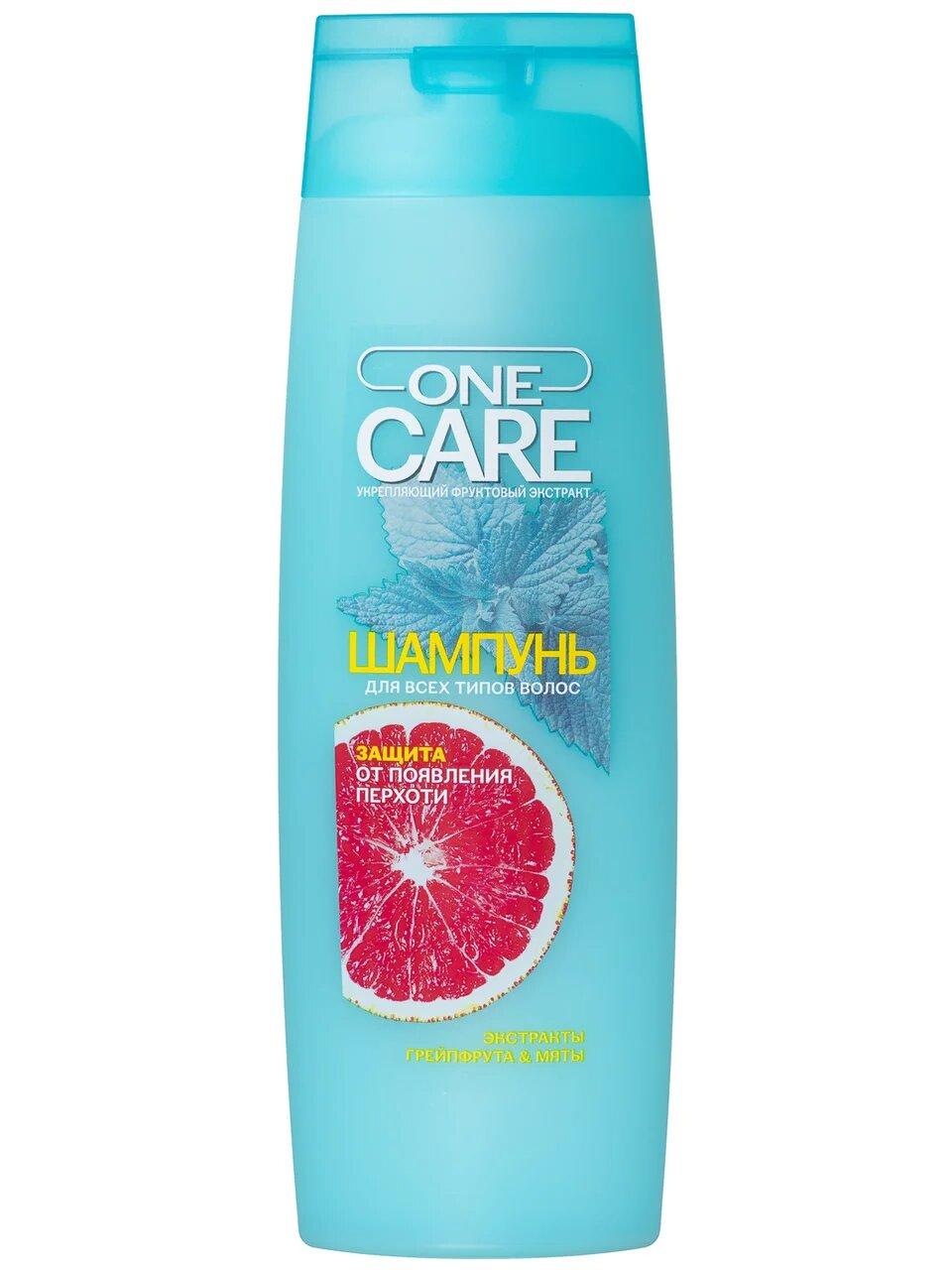 Шампунь для волос OneCare "Экстракт грейпфрута и мяты"