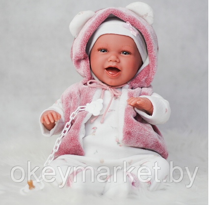 Кукла мягконабивная озвученная Llorens Mimi 42см, 74070, фото 3