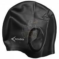 Шапочка для плавания Escubia Cuffia Ear Gard (черный) (арт. 62060)